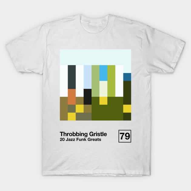 20 Jazz Funk Greats / Minimalist Graphic Artwork Design T-Shirt by saudade